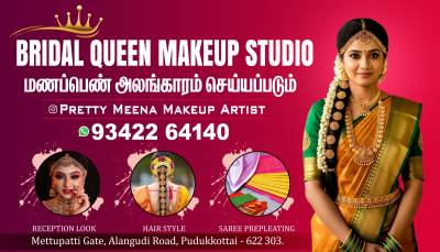 Bridal queen makeup studio